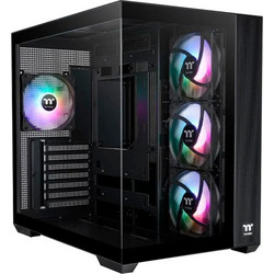 Thermaltake View 380 TG Black Gaming Midi Tower Κουτί Υπολογιστή RGB με Πλαϊνό Παράθυρο