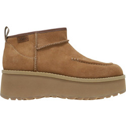 UGG Cityfunc Ultra Mini Γυναικεία Μποτάκια Πλατφόρμα Suede Ταμπά με Γούνα 1158193-CHE