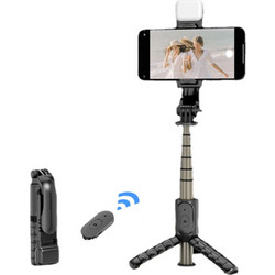 Techsuit Q10s Mini Selfie Stick Black