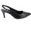 Piccadilly Ανατομικές Γόβες Slingback Δερμάτινες με Λεπτό Ψηλό Τακούνι Μαύρες 745045-262