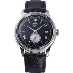 Orient Bambino Ανδρικό Ρολόι Αυτόματο με Μαύρο Δερμάτινο Λουράκι RA-AP0101B