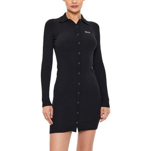Tommy Jeans Mini Καθημερινό Φόρεμα Σεμιζιέ Μαύρο DW0DW18481-BDS Tommy Jeans Mini Καθημερινό Φόρεμα Σεμιζιέ Μαύρο DW0DW18481-BDS