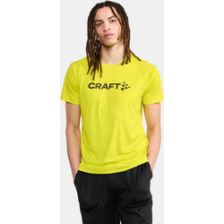 Craft Core Essence Logo Tee Ανδρικό Αθλητικό T-Shirt Κίτρινο 1911786-503000