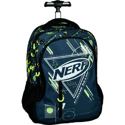 Gim Nerf Abstractive Σχολική Τσάντα Τρόλεϊ Δημοτικού Navy Μπλε 336-36074