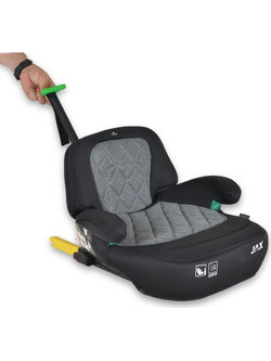 Cangaroo Jax Κάθισμα Αυτοκινήτου Booster i-Size 22-36kg ISOfix Black Grey