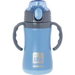 Ecolife Παιδικό Παγούρι Θερμός Ανοξείδωτο BPA Free Γαλάζιο 300ml