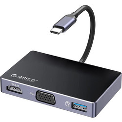 Orico DM-5P USB-C Docking Station με HDMI 4K PD και Σύνδεση 2 Οθονών