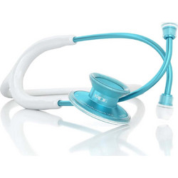 MDF Instruments Acoustica (R) Καρδιολογικό Στηθοσκόπιο με Διπλό Κώδωνα Aqua White