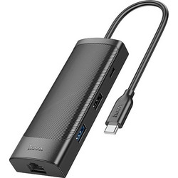 Hoco HB44 USB-C Docking Station με HDMI 4K PD Ethernet