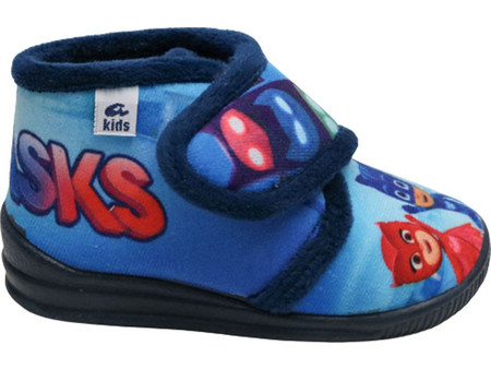 Smart Kids Pj Masks Χειμερινές Παιδικές Παντόφλες Μποτάκια για Αγόρια Μπλε CV5001-S001