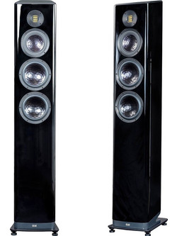 Elac Vela FS 409.2 Ζεύγος Ηχείων Hi-Fi Δαπέδου 280W 3 Δρόμων Black High Gloss