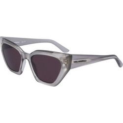 Karl Lagerfeld KL6145S-020 Γυναικεία Γυαλιά Ηλίου Πεταλούδα Κοκάλινα Μαύρα με Μαύρο Φακό