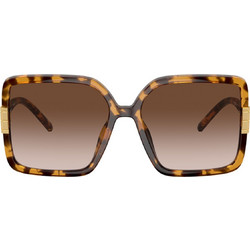 Tory Burch TY9075U 199213 Γυναικεία Γυαλιά Ηλίου Τετράγωνα Κοκάλινα Ταρταρούγα με Καφέ Degradee Φακό