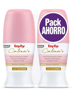 Byly Sensitive Calm Αποσμητικό Roll On Χωρίς Αλουμίνιο 2x50ml