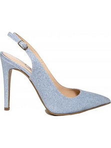 Red Dot Γόβες Slingback με Τακούνι Στιλέτο Γαλάζιες S-916