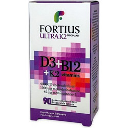 Geoplan Fortius Ultra D3 B12 & K2 90 Διασπειρόμενα Δισκία