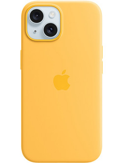 Apple Silicone MagSafe Back Cover Sunshine (iPhone 15)