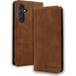 Bodycell Pu Leather Book Brown (Samsung Galaxy S24)