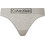 Calvin Klein Βαμβακερό Γυναικείο String Γκρι 000QF6774E-P7A