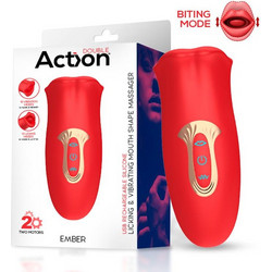 IntoYou Action Ember Vibrator 13cm Red