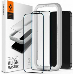 Spigen Glas. TR Align Master Tempered Glass 2-pack Black (iPhone 13 / 13 Pro / 14)