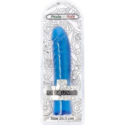 Toyz4lovers Sebastiano Jelly Ρεαλιστικό Dildo με Βεντούζα 26.5cm Μπλε
