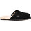 UGG Scuff Δερμάτινες Χειμερινές Ανδρικές Παντόφλες με Γούνα Μαύρες 1101111-BLK