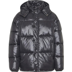 Superdry Oversized Ανδρικό Μπουφάν Χειμωνιάτικο Puffer Ανθρακί FBM010-036-01