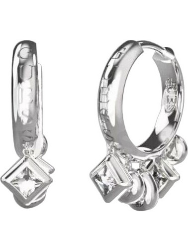 Guess Γυναικεία Σκουλαρίκια Κρεμαστά Ασημί UBE04648JWRH