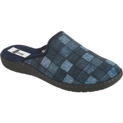 Mitsuko Χειμερινές Ανδρικές Παντόφλες Navy Μπλε WS03260M