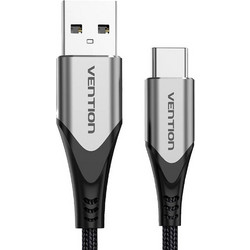 Vention CODHD Braided USB-A to USB-C 0.5m Black Grey 6922794747043