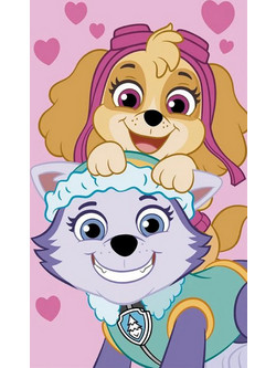 Viopros Paw Patrol 41 Παιδική Πετσέτα Προσώπου / Χεριών 50x30cm Ροζ