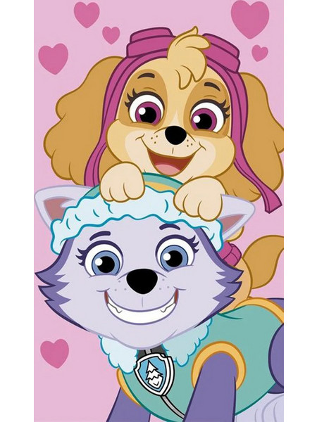 Viopros Paw Patrol 41 Παιδική Πετσέτα Προσώπου / Χεριών 50x30cm Ροζ