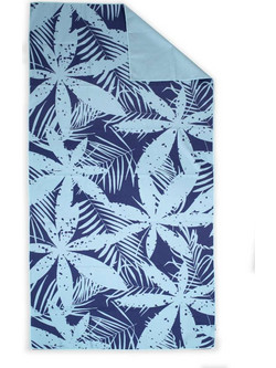 Espree Palm Πετσέτα Θαλάσσης Microfiber Γαλάζια 80x160cm 24070