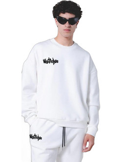 Magic Bee Ανδρικό Φούτερ Λευκό MB24511