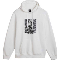 Vans Ανδρικό Φούτερ με Κουκούλα & Τσέπες Λευκό VN000HP9FS8
