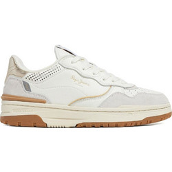 Pepe Jeans Γυναικεία Sneakers Flatforms Εκρού PLS00023-803