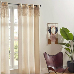 Atmosphera Κουρτίνα Παραθύρου με Τρουκς 260x140 Rituality Macrame 168851