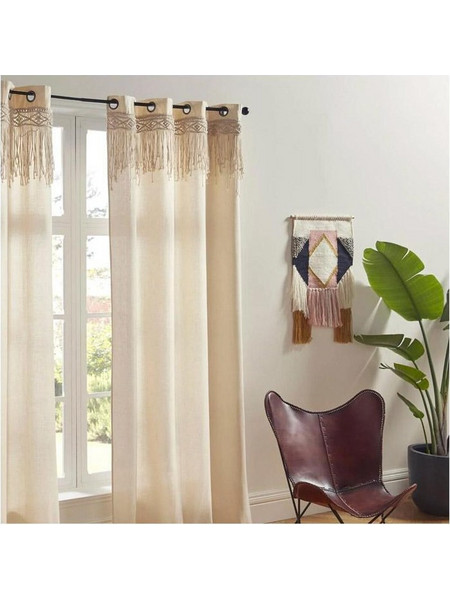 Atmosphera Κουρτίνα Παραθύρου με Τρουκς 260x140 Rituality Macrame 168851