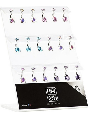 RO Accessories Σετ Γυναικεία Σκουλαρίκια Αφαλού L114358 18τμχ