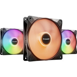 Be Quiet Light Wings LX Case Fan 120mm ARGB με Σύνδεση 3-Pin 4-Pin PWM 3τμχ Black