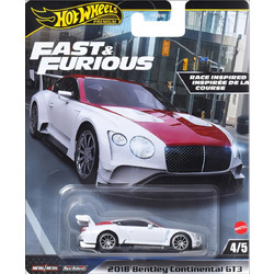 Mattel Hot Wheels Premium Fast & Furious 2018 Bentley Continental