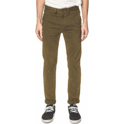 Globe Goodstock Ανδρικό Παντελόνι Chino Ελαστικό Slim Εφαρμογή Χακί GB01216010