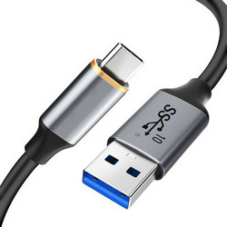 Cabletime CT-AMCMG2 USB-A to USB-C 60W 1m Black
