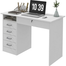 HOMCOM Γραφείο Ξύλινο 110x50x76cm 836-559V80WT
