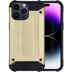 Sonique Heavy Armor Back Cover Gold (iPhone 14 Pro Max)