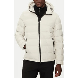 Geox Ανδρικό Μπουφάν Χειμωνιάτικο Puffer Εκρού M4629CT3128F1616