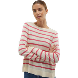 Vero Moda Γυναικεία Πλεκτή Μπλούζα Εκρού Ροζ 10282354
