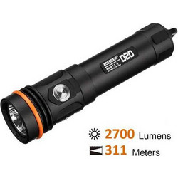 Acebeam D20 16779ACE-021 Επαναφορτιζόμενος Φακός Led 2700lm