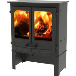 Charnwood All New Island II Black Ατσάλινη Ξυλόσομπα 8kW